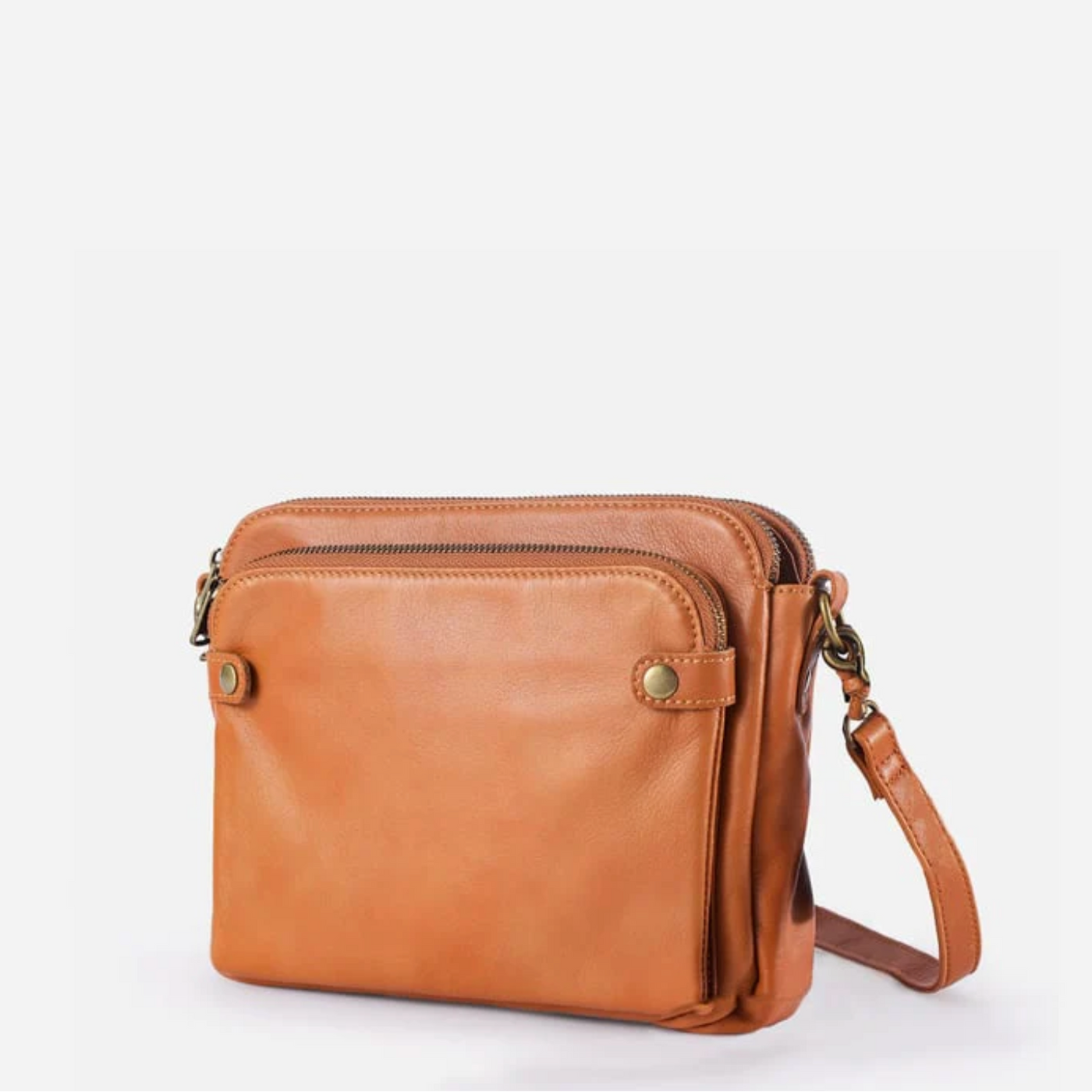 Piper Double Zip Crossbody Bag