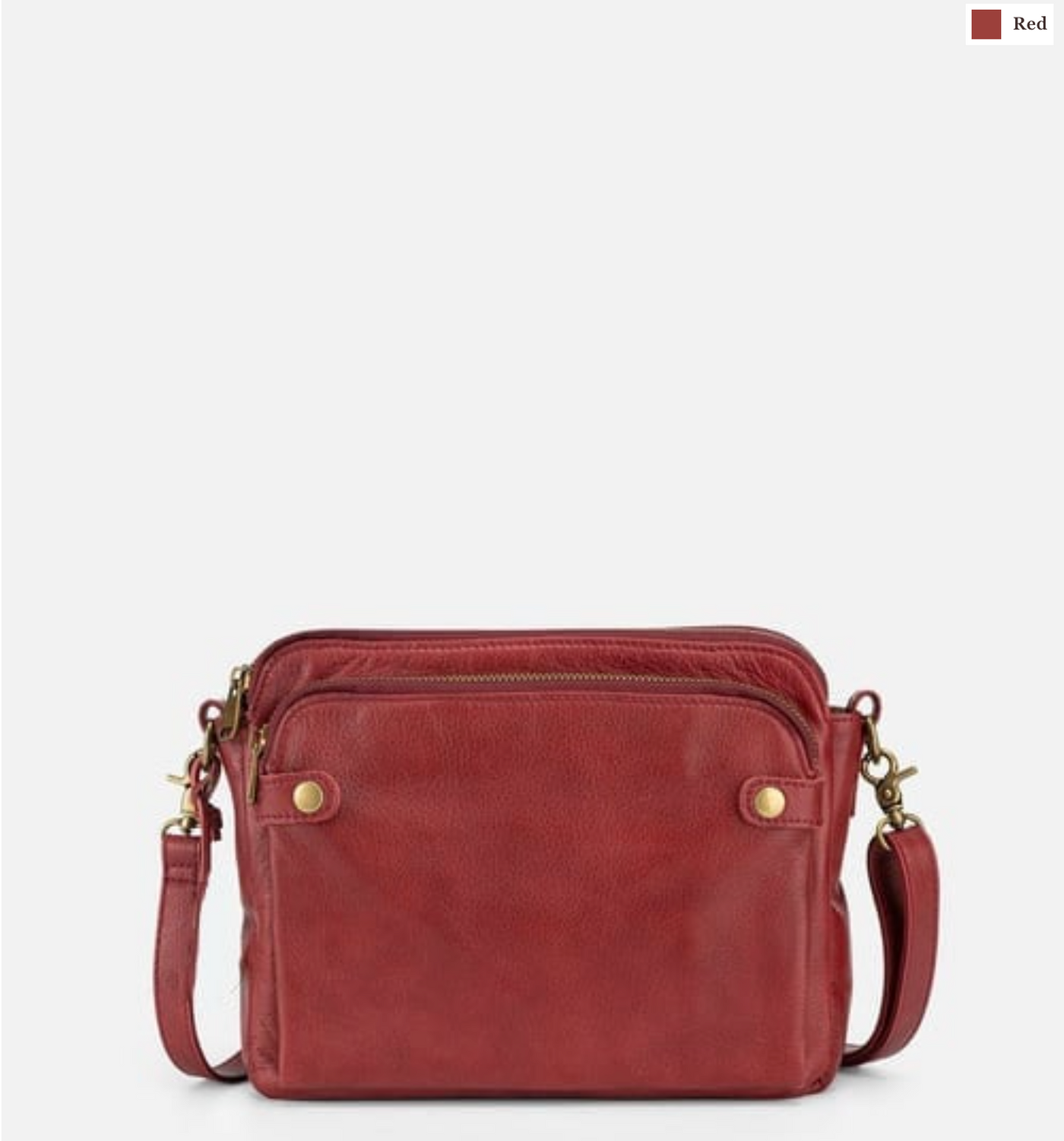 Piper Double Zip Crossbody Bag
