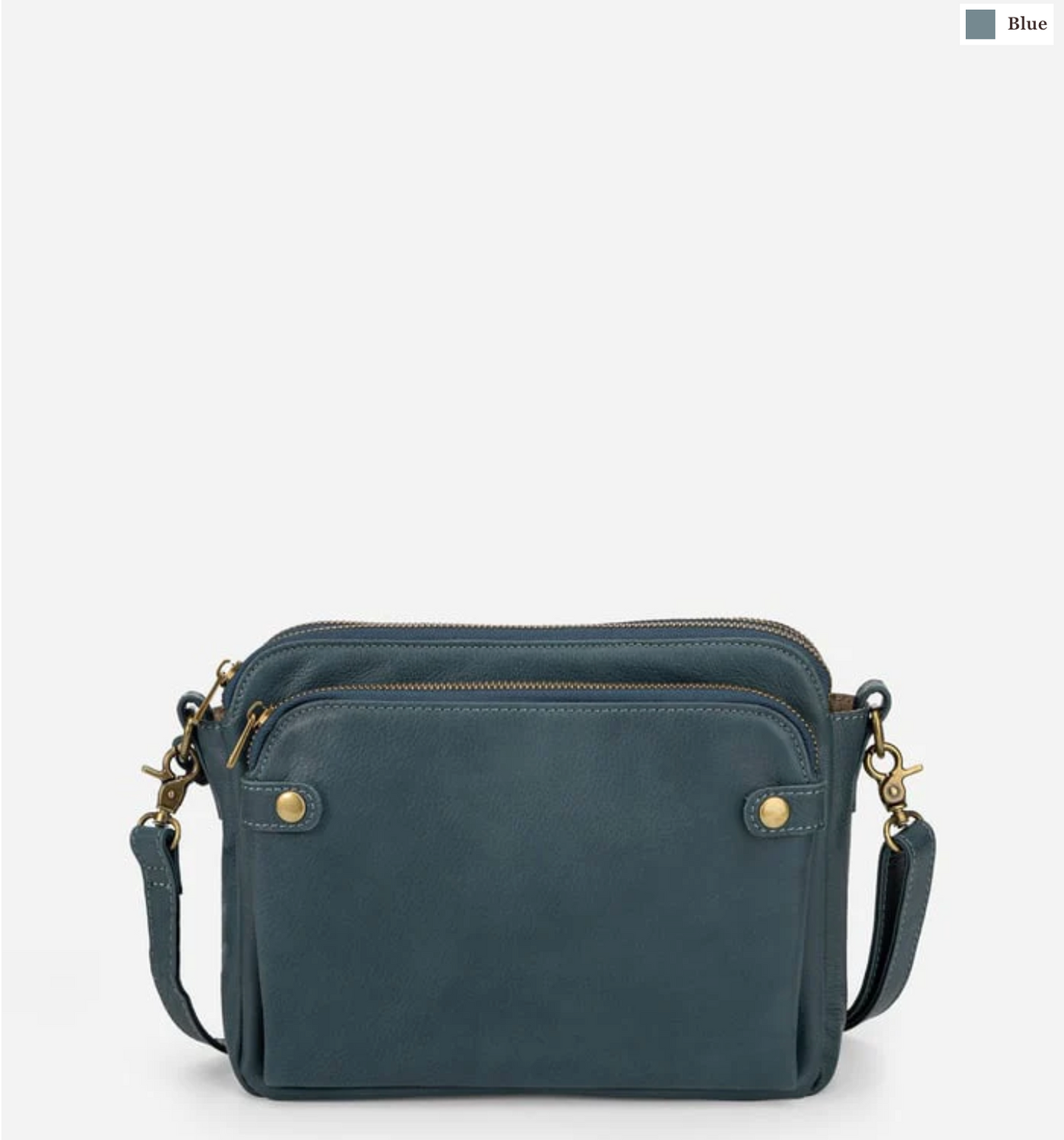 Piper Double Zip Crossbody Bag