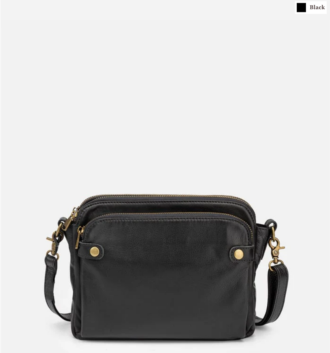 Piper Double Zip Crossbody Bag