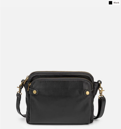 Piper Double Zip Crossbody Bag