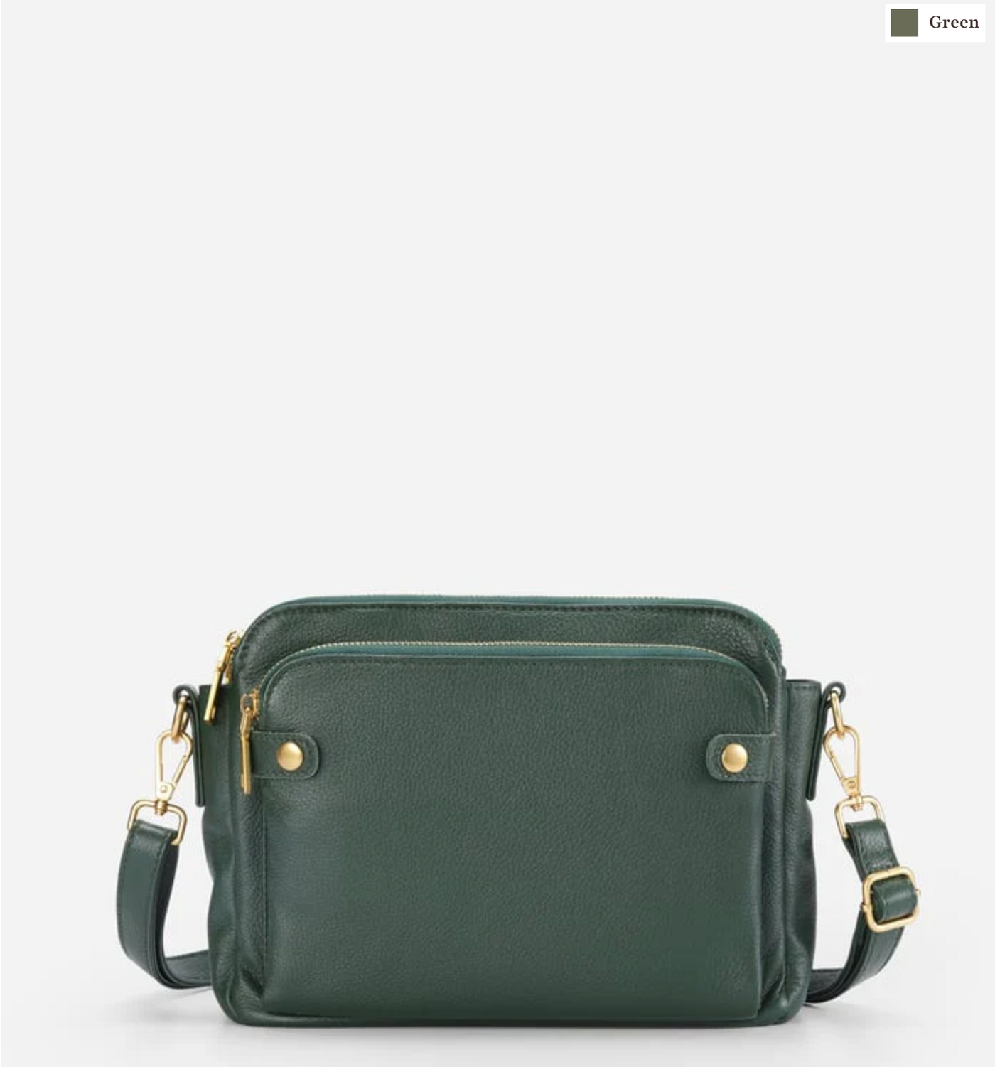 Piper Double Zip Crossbody Bag