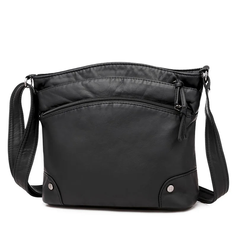 Mila Triple-Zip Crossbody